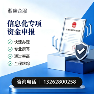 呼和浩特信息化专项资金申报服务